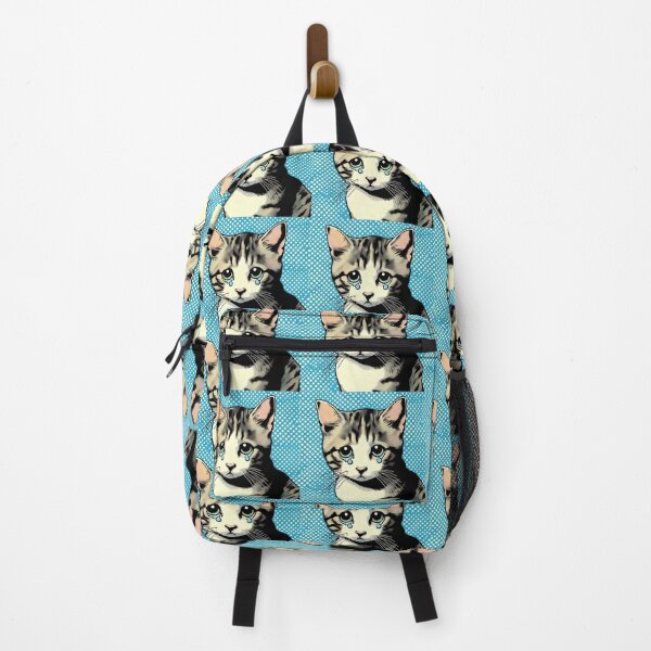 Item preview, Cute cat crying with Blue tears in Japanese pop art style designed and sold by cesavision.