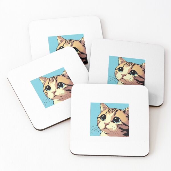 Item preview, Curious cat looking up designed and sold by cesavision.