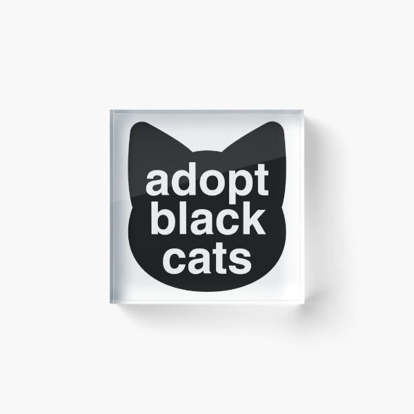 Item preview, Adopt Black Cats designed and sold by MannyShop.