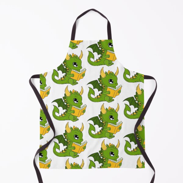 Item preview, Stock Illustration Emoji character cartoon green dragon dinosaur reading a book sticker emoticon designed and sold by Innamalinka.