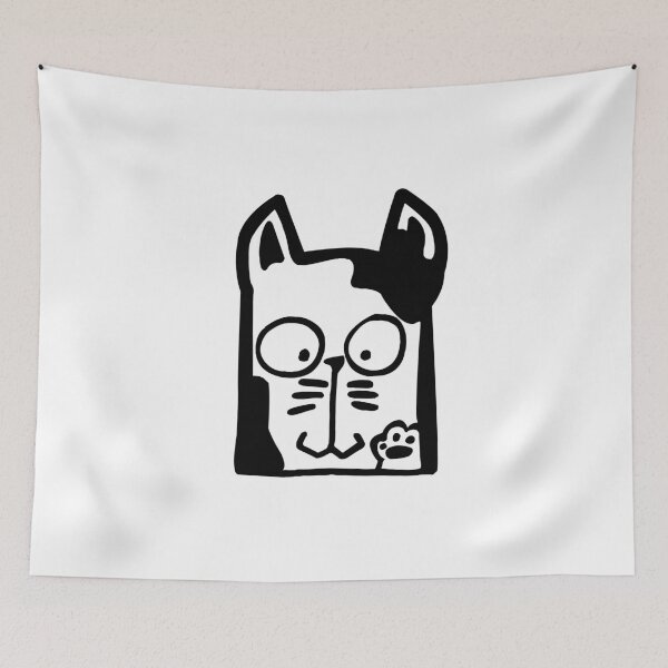Item preview, cat zentangles Cat welcome designed and sold by BirtherArtShop.