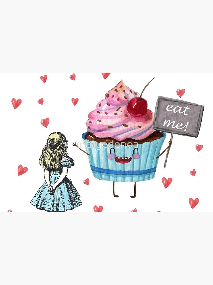 Skin Adhesive D Ordinateur Alice Au Pays Des Merveilles Mange Moi Par Maryedenoa Redbubble