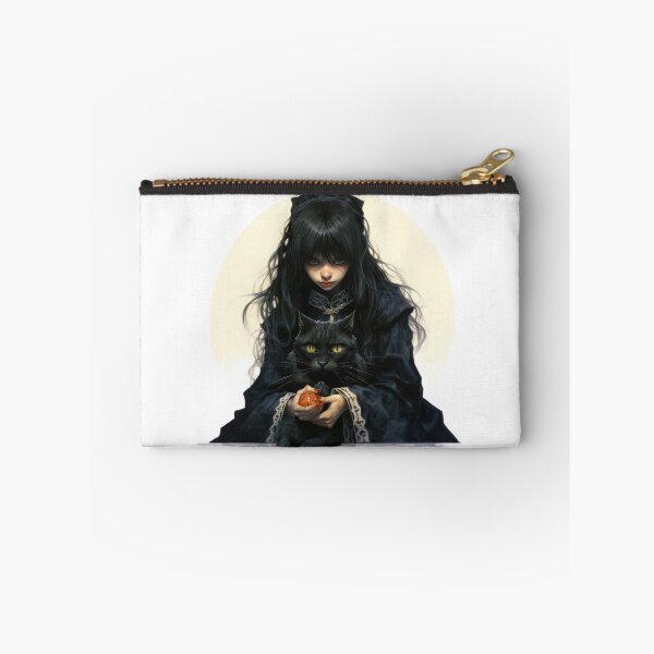 Item preview, Intense girl with her wise cat designed and sold by Extraordinarym.
