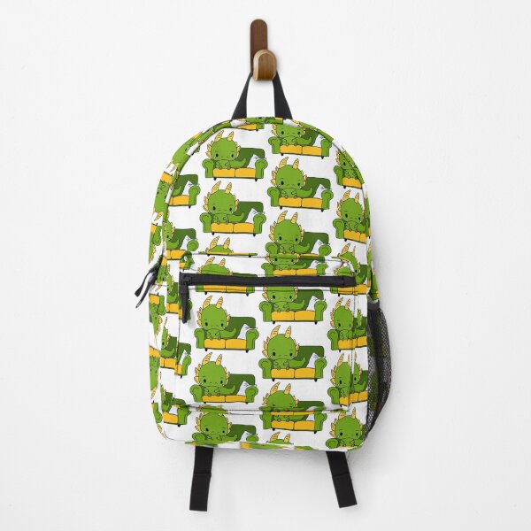 Item preview, Stock Illustration Emoji character cartoon green dragon dinosaur lying on the sofa sticker emoticon designed and sold by Innamalinka.