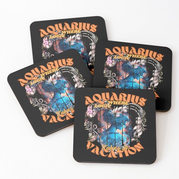Item preview, Aquarius: Where Logic Takes A Vacation. aquarius horoscope designed and sold by ZodiacWonders.