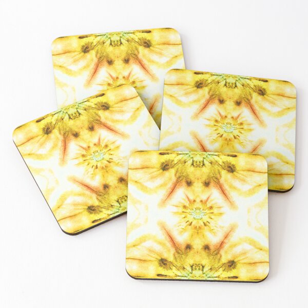 Item preview, Jerusalem Artichoke Daisy Supernova Flower EcoPrint Bright Yellow designed and sold by SpiritGifts.