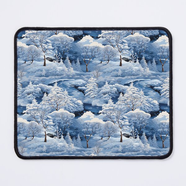 Item preview, Winter Magic Snowy Landscape Cosy Pattern designed and sold by NikkofTime.
