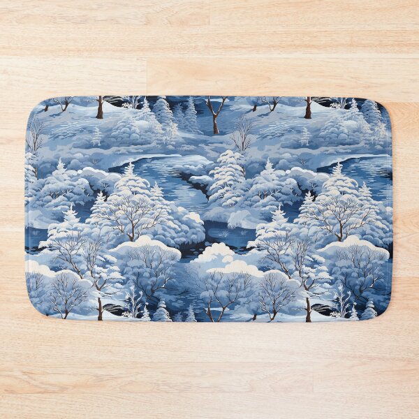Item preview, Winter Magic Snowy Landscape Cosy Pattern designed and sold by NikkofTime.