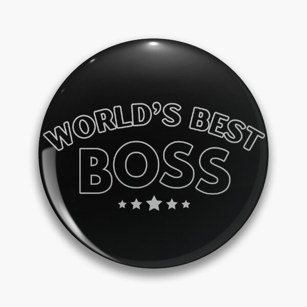 Artikelvorschau, Weltbester Boss Black Gold Retro – Boss-Lob entworfen und verkauft von ViewerEqualsPhoton.