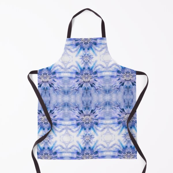 Item preview, Jerusalem Artichoke Daisy Supernova Flower EcoPrint Blue designed and sold by SpiritGifts.