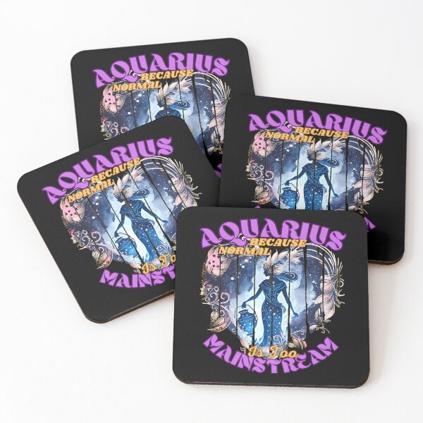 Item preview, Aquarius: Because Normal Is Too Mainstream. aquarius star sign designed and sold by ZodiacWonders.