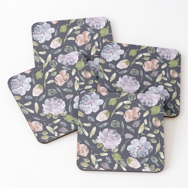 Item preview, Moonglow peonies floral watercolor designed and sold by Harpley Design Studio.