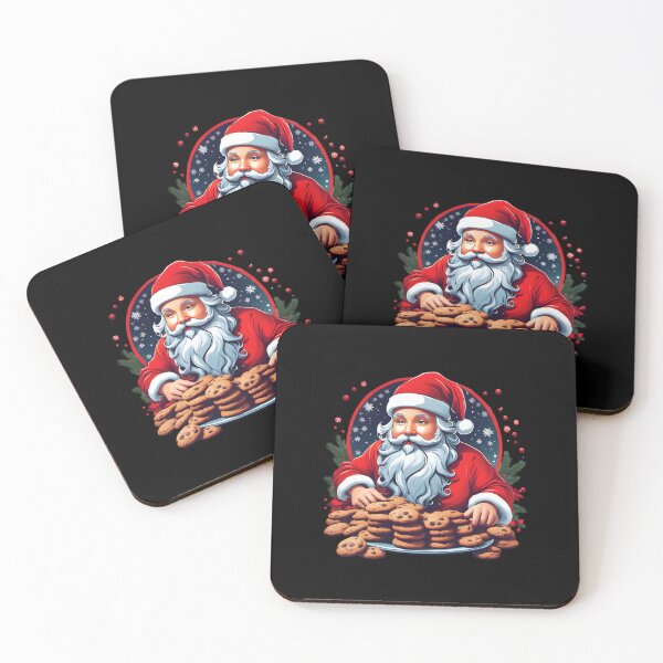 Item preview, Santa eat Cookies designed and sold by mrlazypl.
