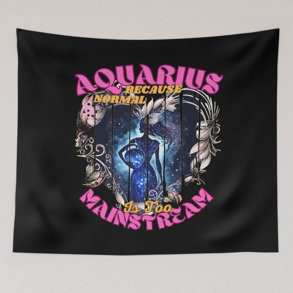 Item preview, Aquarius: Because Normal Is Too Mainstream. Aquarius moon designed and sold by ZodiacWonders.