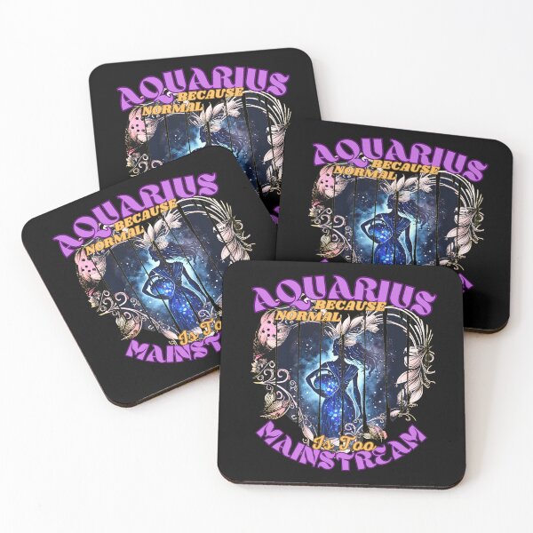Item preview, Aquarius: Because Normal Is Too Mainstream. aquarius facts designed and sold by ZodiacWonders.