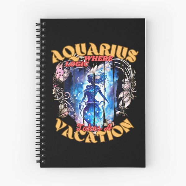 Item preview, Aquarius: Where Logic Takes A Vacation. aquarius sign designed and sold by ZodiacWonders.