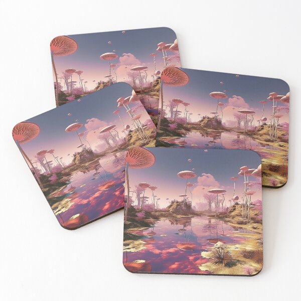 Item preview, Constructivism art style of surreal landscape designed and sold by Whimsicalhub.