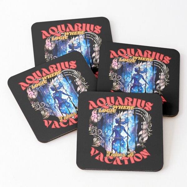Item preview, Aquarius: Where Logic Takes A Vacation. Aquarius astrology designed and sold by ZodiacWonders.