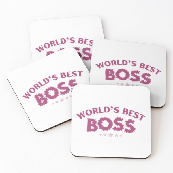 Item preview, Worlds Best Boss Pink Retro - Boss Praise designed and sold by ViewerEqualsPhoton.