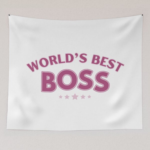 Item preview, Worlds Best Boss Pink Retro - Boss Praise designed and sold by ViewerEqualsPhoton.
