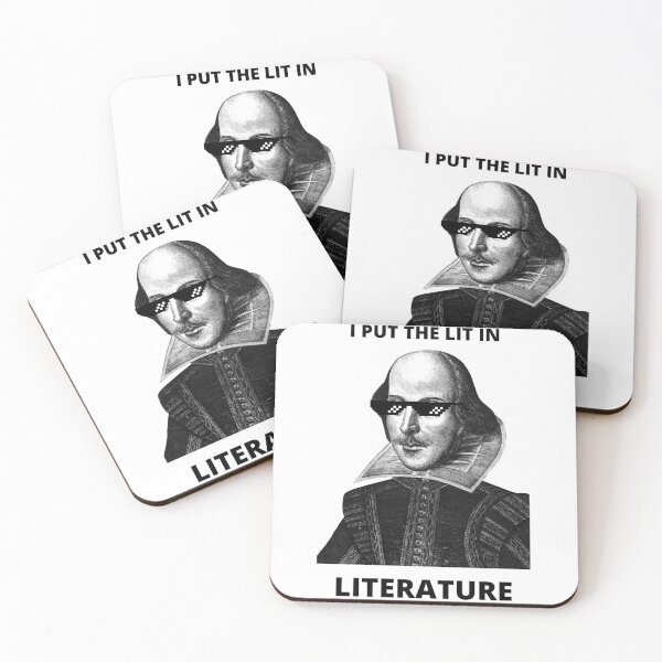 Item preview, I Put The Lit In Literature / Funny Bookworm Gift designed and sold by NerdyFancies.