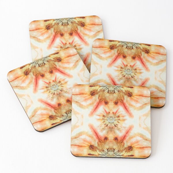 Item preview, Jerusalem Artichoke Daisy Supernova Flower EcoPrint Orange Brown designed and sold by SpiritGifts.