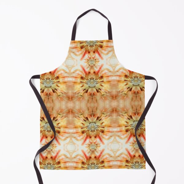 Item preview, Jerusalem Artichoke Daisy Supernova Flower EcoPrint Orange Brown designed and sold by SpiritGifts.