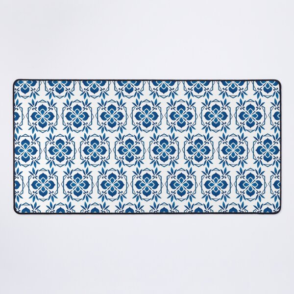 Item preview, Mediterranean 1c Tile Pattern, Blue White designed and sold by elizdesign.