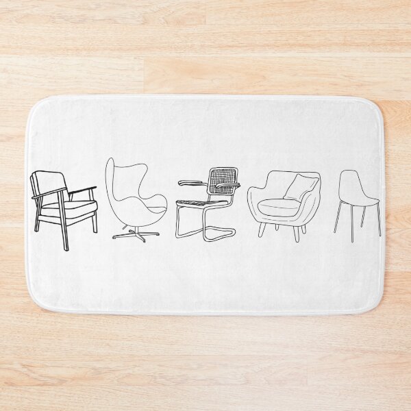 Item preview, Design Legacy Icons Midcentury Modern Chair Drawings designed and sold by Coastal Garden Design Studio.