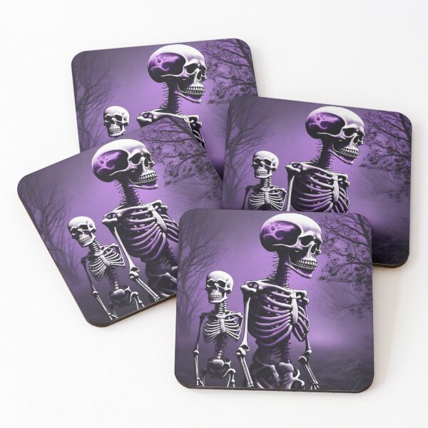 Item preview, Dancing Skeletons Lovers Funny Halloween Skeletons Gifts Funny gifts for Halloween Skull Spooky Time Szn designed and sold by MatthewViews.