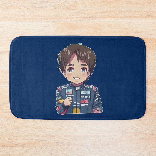 Item preview, F1 driver Sergio Perez aka Checo illustration in Chibi anime style designed and sold by PoleToWin.