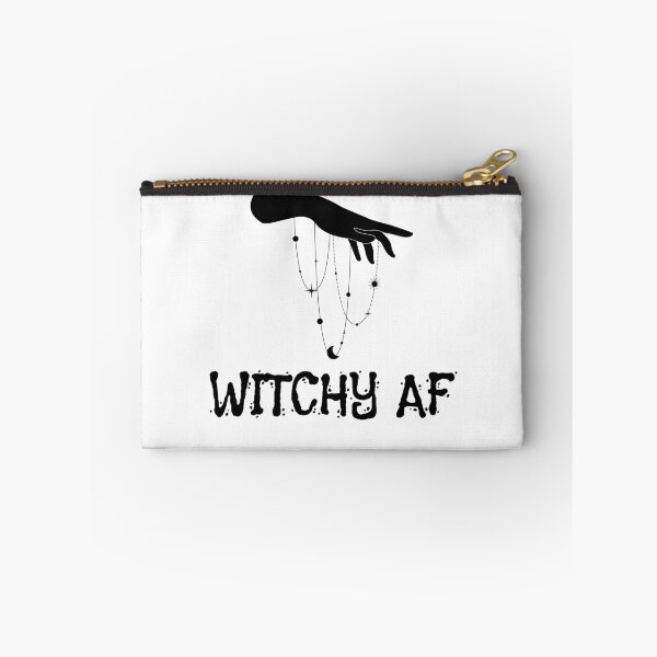 Item preview, Witchy AF Halloween Black White Art designed and sold by IssaraStudio.