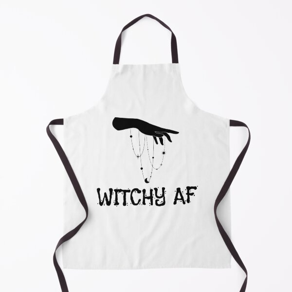 Item preview, Witchy AF Halloween Black White Art designed and sold by IssaraStudio.
