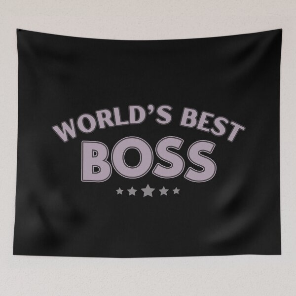 Item preview, Worlds Best Boss  Lilac Retro - Boss Praise designed and sold by ViewerEqualsPhoton.