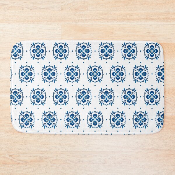 Item preview, Mediterranean 2c Tile Pattern, Blue White designed and sold by elizdesign.