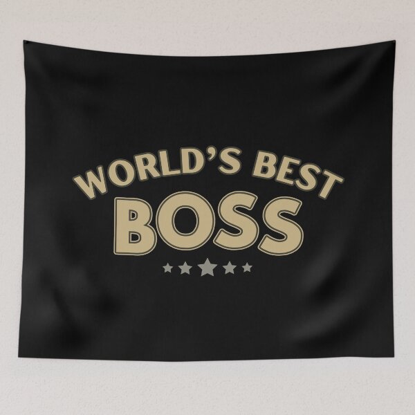 Item preview, Worlds Best Boss YellowRetro - Boss Praise designed and sold by ViewerEqualsPhoton.