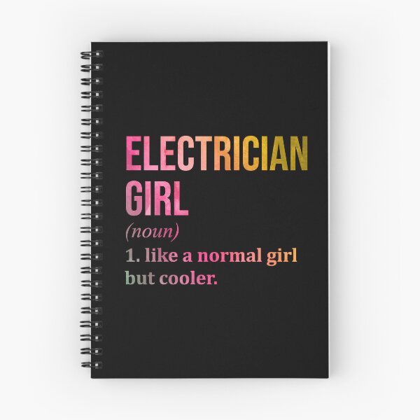Item preview, Electrician Girl Definition Electrician in Watercolor designed and sold by XCIV.
