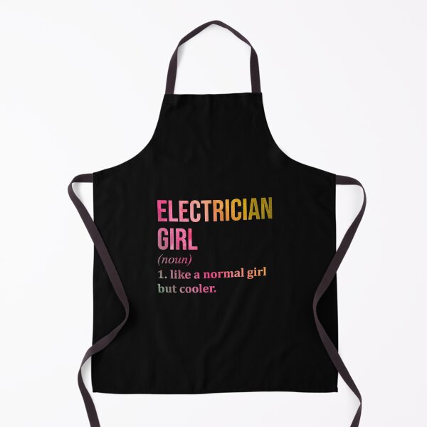 Item preview, Electrician Girl Definition Electrician in Watercolor designed and sold by XCIV.