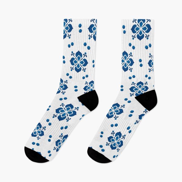 Item preview, Mediterranean 3b Tile Pattern, Blue White designed and sold by elizdesign.
