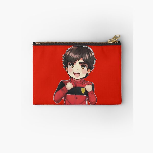 Item preview, F1 driver Carlos Sainz illustration in Chibi anime style designed and sold by PoleToWin.