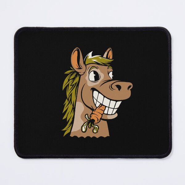 Item preview, Cartoon horse with carrot designed and sold by DerSenat.