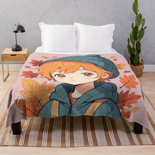 Item preview, Autumn Boy, Cute Anime Boy designed and sold by Bilisik.
