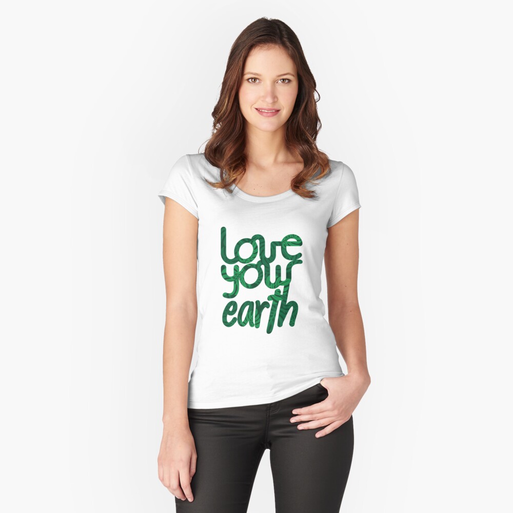 Item preview, Fitted Scoop T-Shirt designed and sold by andreiasilvano.