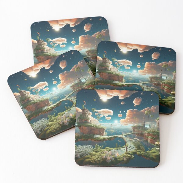 Item preview, Installation art style of surreal landscape designed and sold by Whimsicalhub.