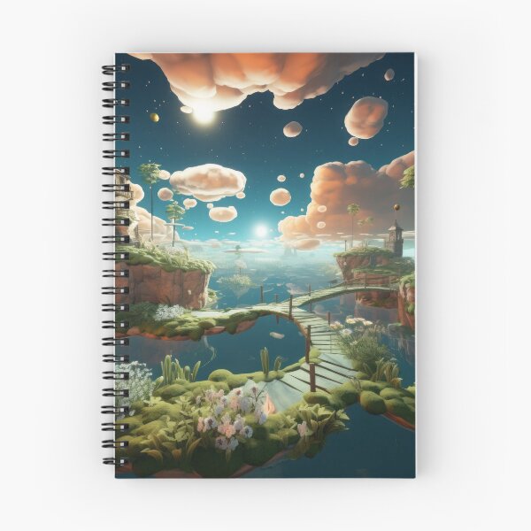 Item preview, Installation art style of surreal landscape designed and sold by Whimsicalhub.