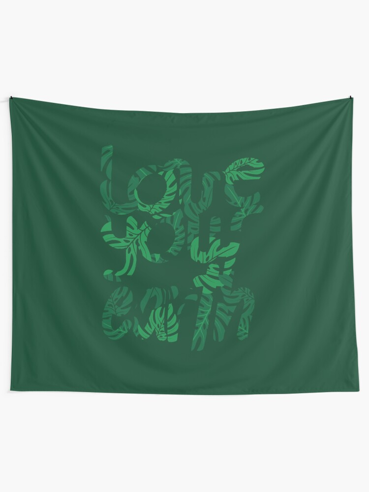 Alternate view of Love your Earth II Tapestry