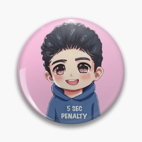 Item preview, 5 seconds penalty for Esteban Ocon illustration in Chibi style designed and sold by PoleToWin.