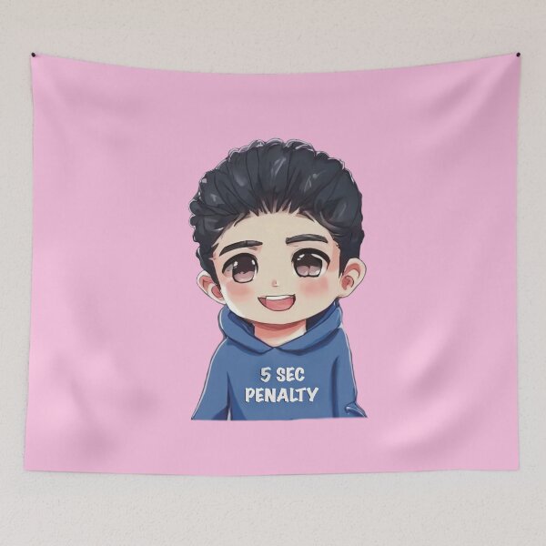 Item preview, 5 seconds penalty for Esteban Ocon illustration in Chibi style designed and sold by PoleToWin.