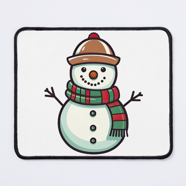 Item preview, Christmas Snowman in Cozy Sweater and Hat 4 designed and sold by eyestetix.