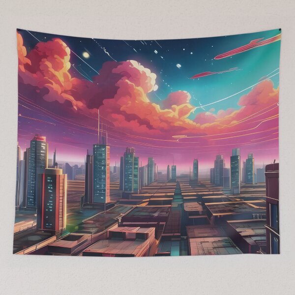 Item preview, Anime Background Cityscape designed and sold by Jin-Ai.